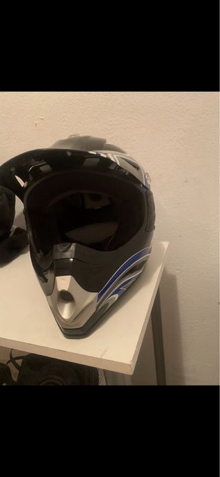 Casco Motocross HJC Negro Azul