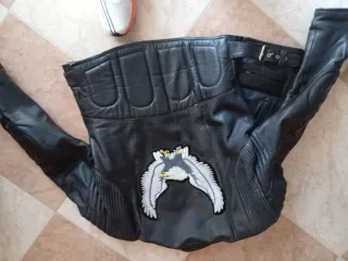 Chaqueta de Piel Negra auténtica.2020