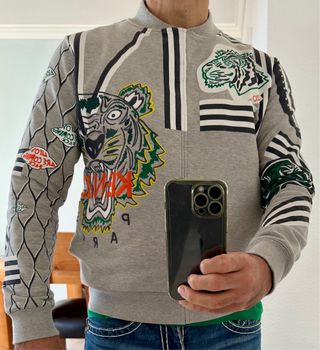 Jersey Kenzo Paris bordado Talla S.