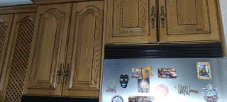 Muebles de cocina madera y metal