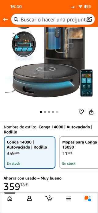 Cecotec Conga 14090 Robot Aspirador