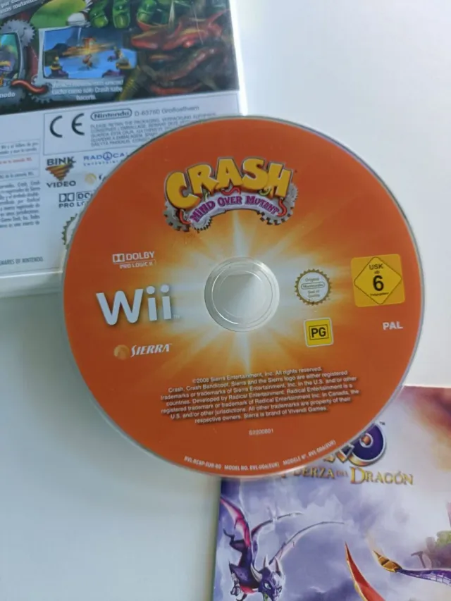 Juego wii Crash Bandicoot Guerra al Coco Maníaco