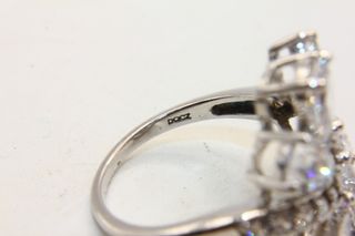 Stupendo anello argento pietre CZ