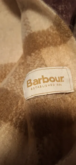 Sciarpa Barbour Beige e Viola