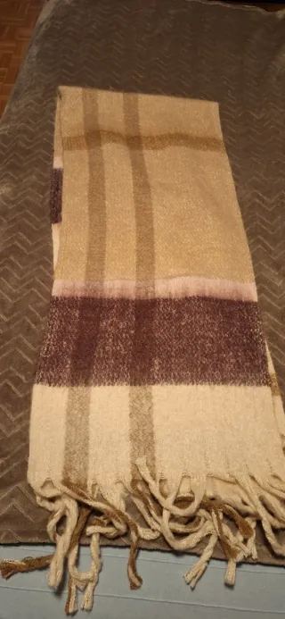 Sciarpa Barbour Beige e Viola