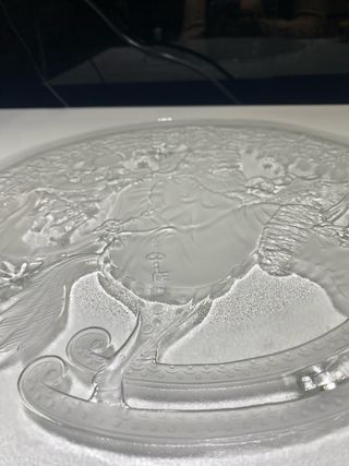 Piatto Natalizio 37cm Babbo Natale