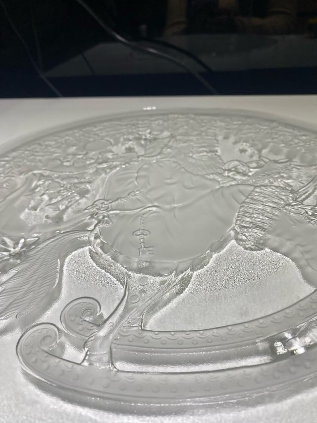 Piatto Natalizio 37cm Babbo Natale