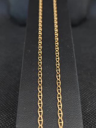 Catena in oro 18k con barra forzata. 051-02-00464