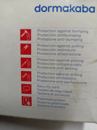 Bombillo alta seguridad KABA .