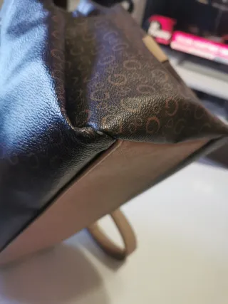 Bolso Guess Beige y Marrón