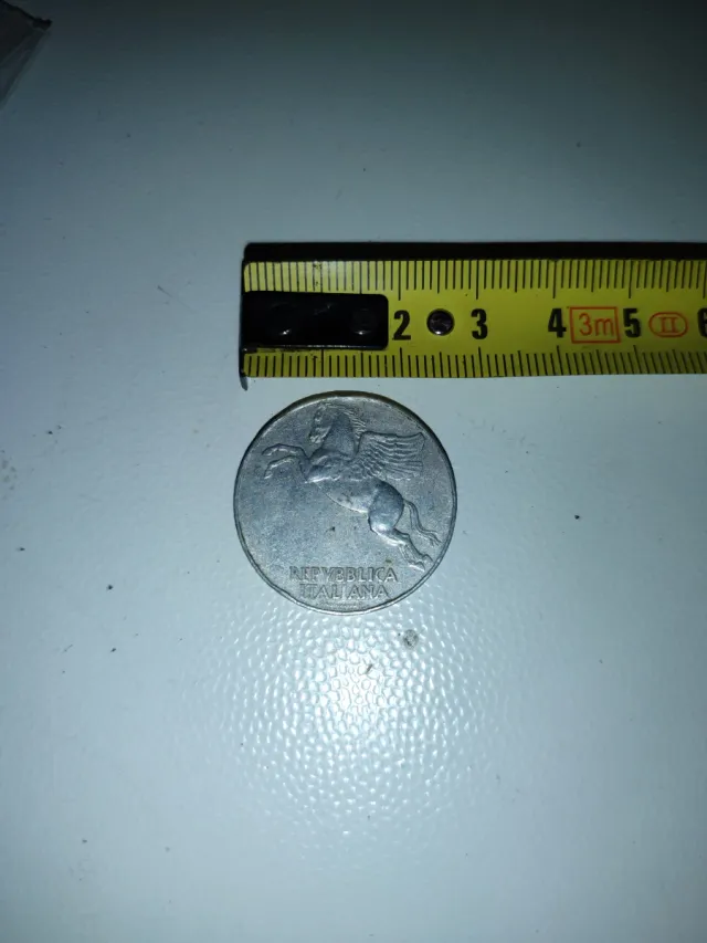 Moneta Repubblica Italiana Pegaso