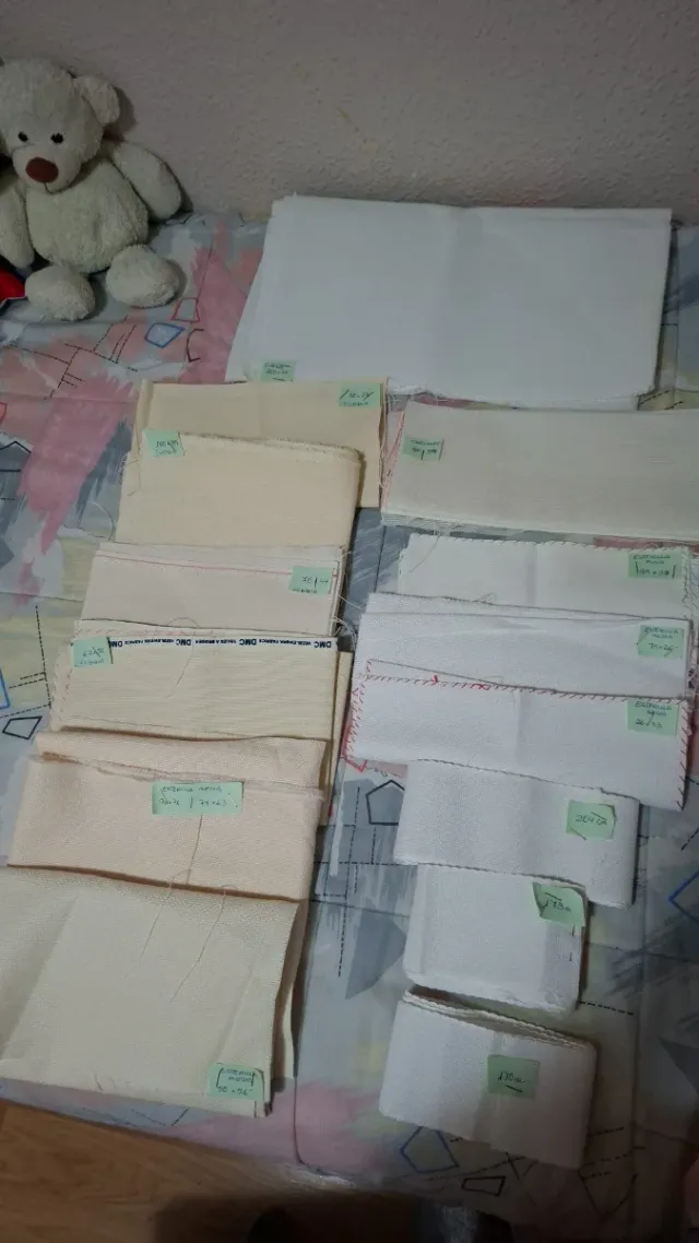 Telas Lugana y Esterilla para Punto Cruz