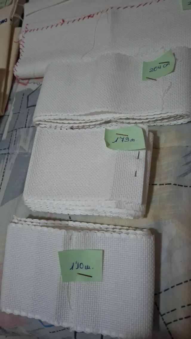 Telas Lugana y Esterilla para Punto Cruz