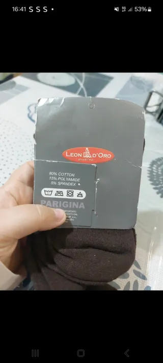 Parigina con pizzo marrone taglia unica