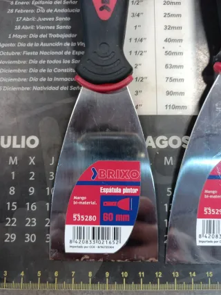 Lote de 102 Espátulas BRIXO pintor