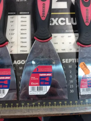 Lote de 102 Espátulas BRIXO pintor