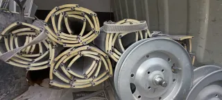 Ejes y persianas de aluminio