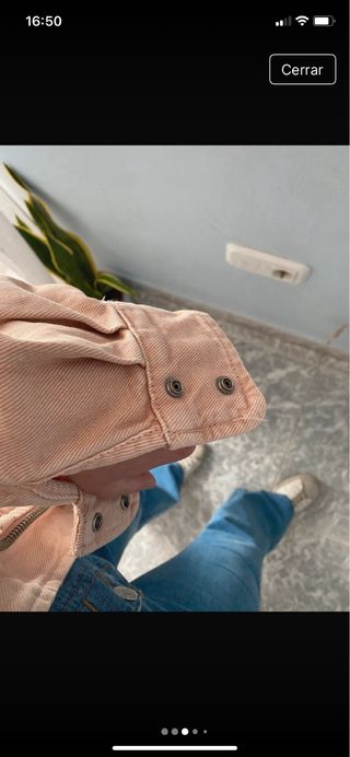 Chaqueta vaquera rosa