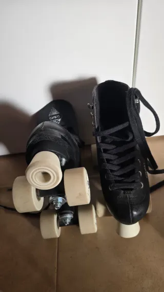 Patines Quad Oxelo Negros. Talla 36