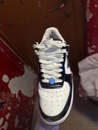 Scarpe BAPE Nere e Bianche Taglia 45