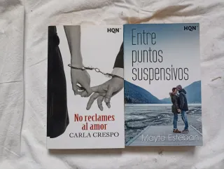 Libros: No reclames al amor y entre puntos suspens