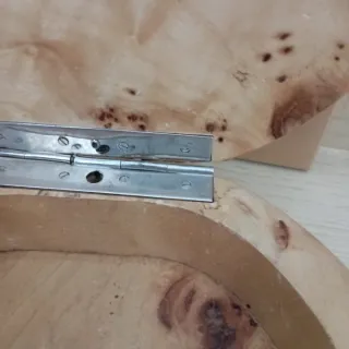 Portagioie radica e madreperla vintage