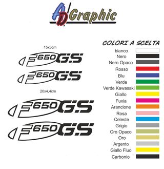 Kit Adesivi Stickers BMW F 650 GS ST
