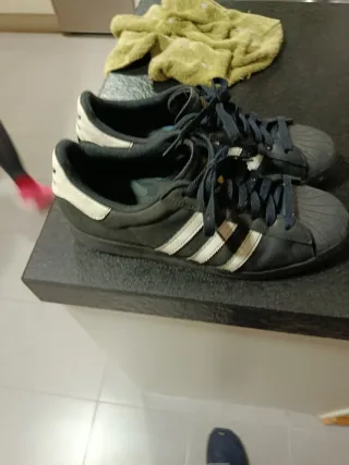 Zapatillas Adidas Superstar Negras Talla 44