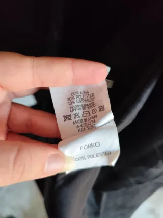 Chaqueta de lana y cachemira vintage XXXL