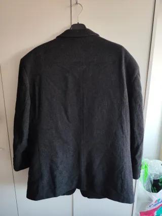 Chaqueta de lana y cachemira vintage XXXL