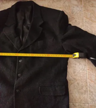 Chaqueta de lana y cachemira vintage XXXL