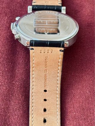 Reloj Tommy Hilfiger Cronógrafo Negro Plata