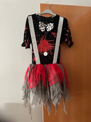 Disfraz payaso sangriento talla única