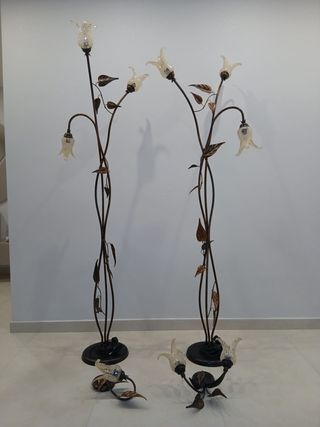 Set Lampade Stile Liberty Vintage Floreali