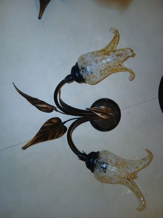 Set Lampade Stile Liberty Vintage Floreali