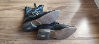 Botines piel negros T38