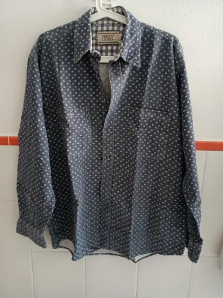 Camicia uomo GREEN LEAVES fantasia