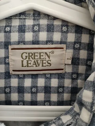 Camicia uomo GREEN LEAVES fantasia