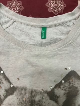 Felpa donna Benetton taglia S in ottime condizioni