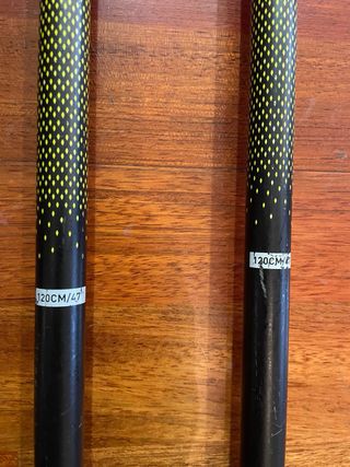 Esquís, botas y bastones