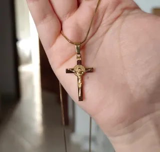 Colgante Cruz Dorada
