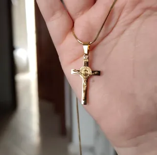 Colgante Cruz Dorada