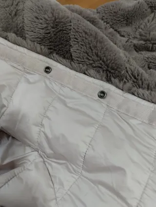 Cazadora Reversible Mujer Beige/Gris