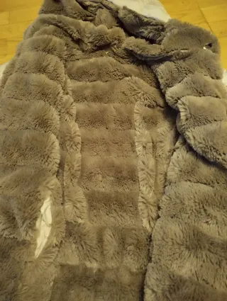 Cazadora Reversible Mujer Beige/Gris