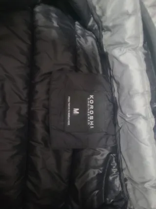 Cazadora Koroshi Hombre Gris y Blanca