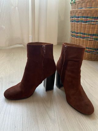 Botines marrones de mango