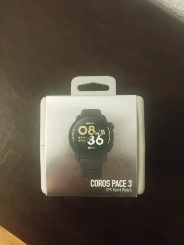 Coros Pace 3. Caja,cargador y correas.