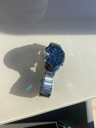 Reloj Emporio Armani Hombre Negro/Plata