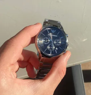 Reloj Emporio Armani Hombre Negro/Plata