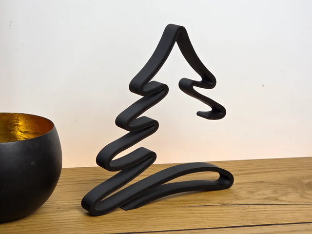 Árbol de Navidad Minimalista Metal Negro